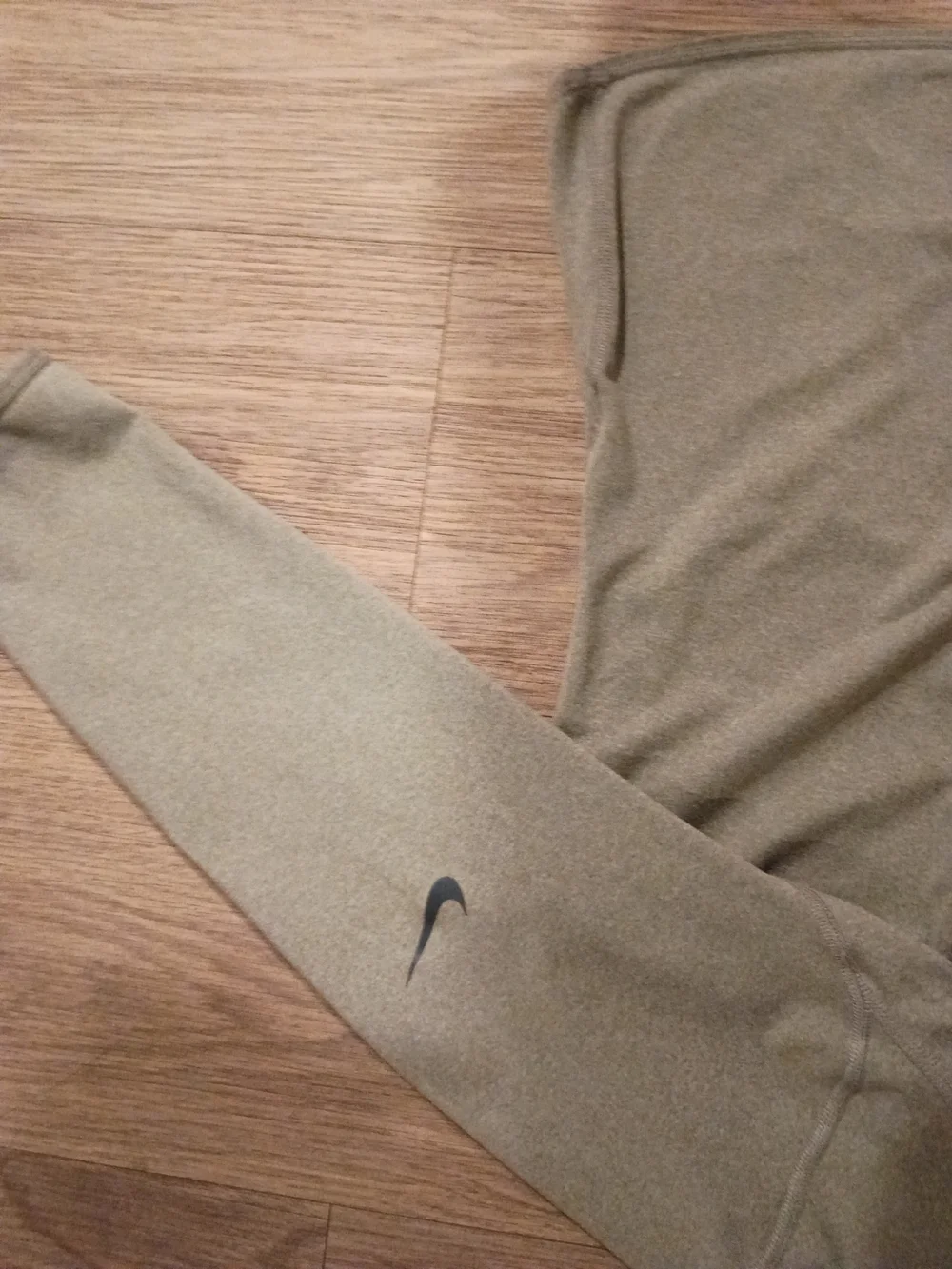 Nike Olive Green Quarter-Zip Pullover